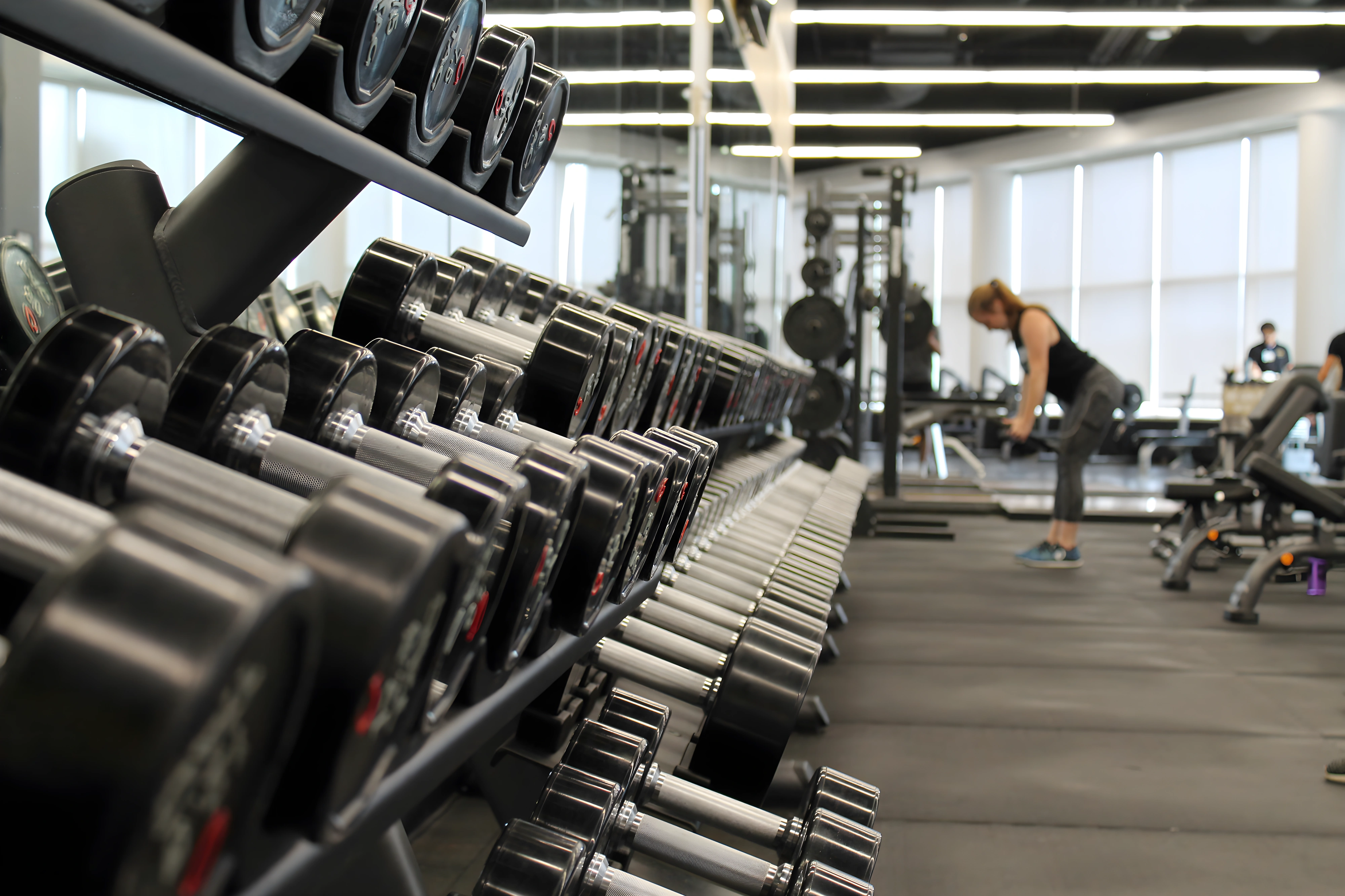 Área de peso libre del gimnasio 7 Fitness Center
